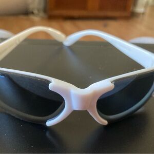 Kids White Sports Sunglasses with Black Lenses Sky Eyewear- Electronics Wearable